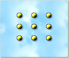The 9 Dots Puzzle !